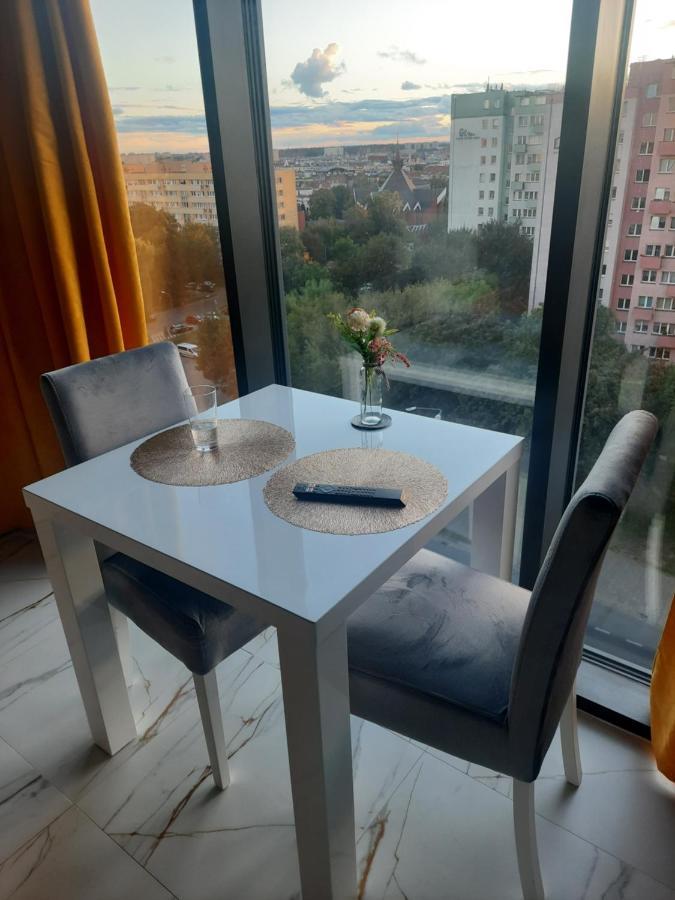 Hanza Tower Sunny Apartment Szczecin Exteriör bild